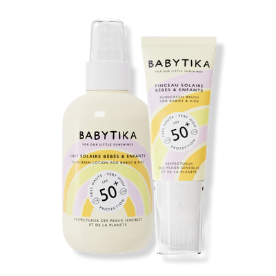 MIMITIKA - Duo Babytika SPF50+ : Lait Solaire et Pinceau Visage