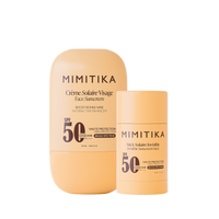Duo Crème Visage SPF50 et Stick Solaire SPF50