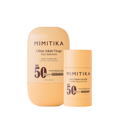 MIMITIKA - Duo Crème Visage SPF50 et Stick Solaire SPF50