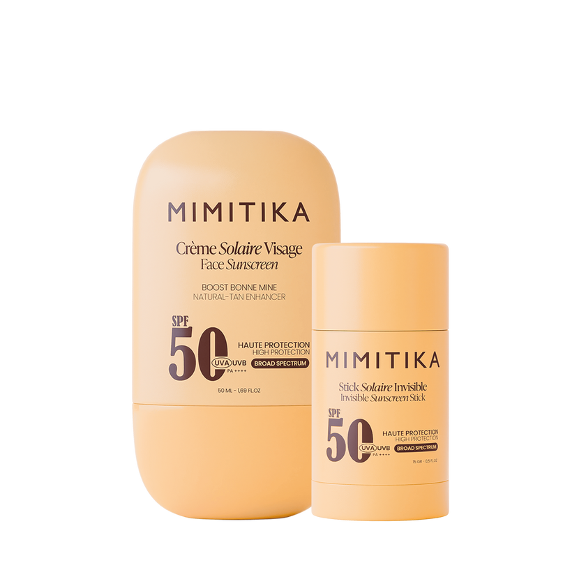 Duo Crème Visage SPF50 et Stick Solaire SPF50