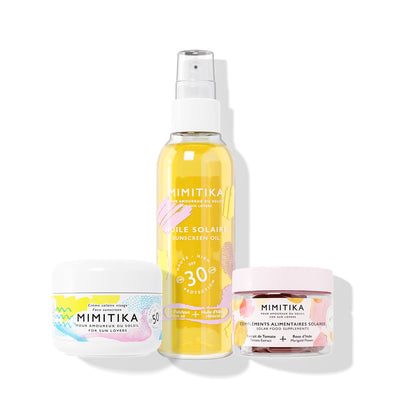 MIMITIKA - Routine Protection Solaire IN & OUT (avec Huile Solaire SPF30)