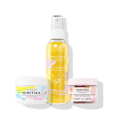MIMITIKA - Routine Protection Solaire IN & OUT (avec Huile Solaire SPF50)
